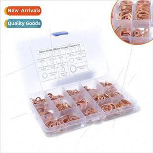 Purple Copper Gasket 280pcs Flat Set Round Washe Combination