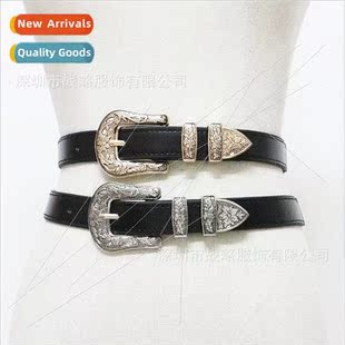 pin buckle belt Europe decoration women fashion double retro