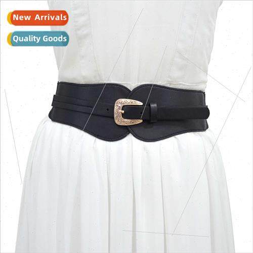 Europe women belt personalized casual decorative retro flora