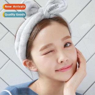 mple Towel Cute Hair Wash Coral Bands Velvet