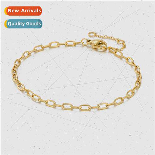 New Europe gold-plated bracelet female stainless steel chain
