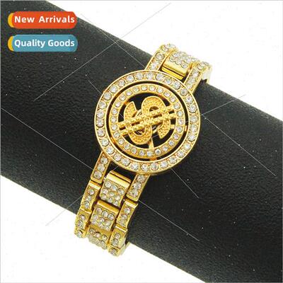 Europe hip-hop cool men turning dollar watch bracelet hipste