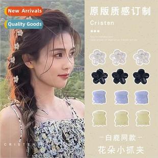 love small summer head flower female mini clip Princess grab