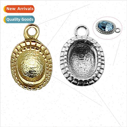 925 lver Pendant Accessories Oval Austrian crystal diy penda