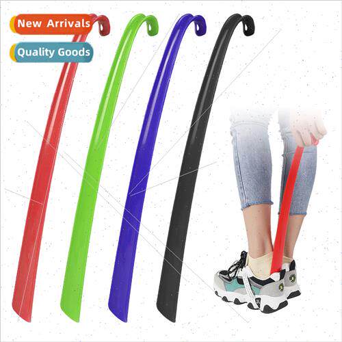 Plastic long curved hook shoe pull pregnant elderly lazy not