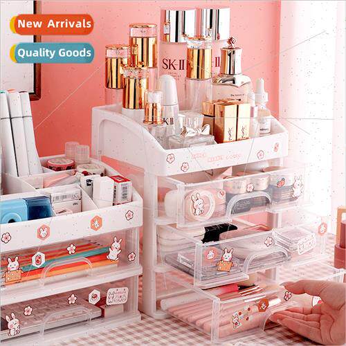 Home desktop cosmetic organizer multi-layer bedroom drawer d