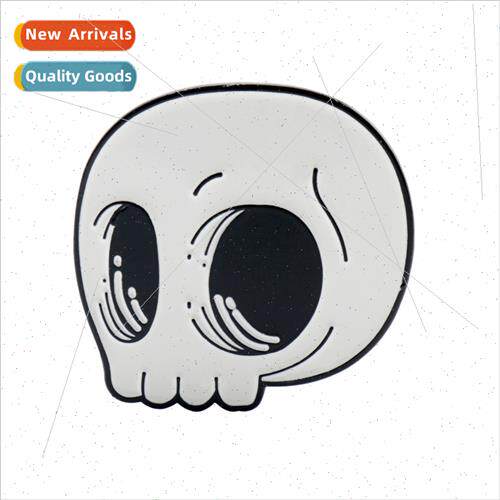 Jewelry Creative Skull Brooch Alloy Enamel Badge Denim Suit
