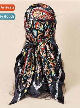 Europe Uned States wind cashew dyed square scarf spring summ