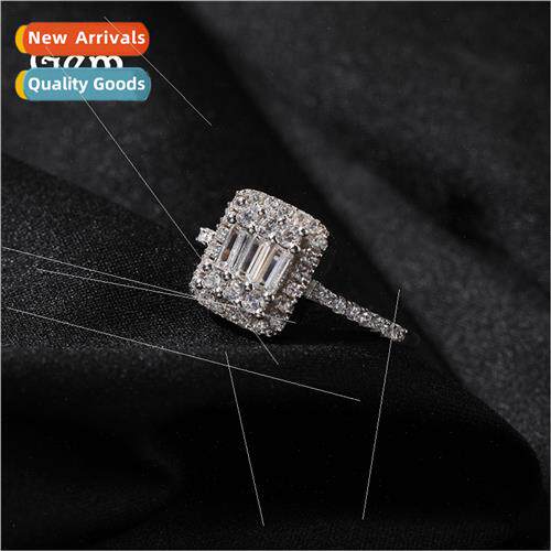 lver Square Zirconia Ring ins Hip Hop Index Finger Ring Full