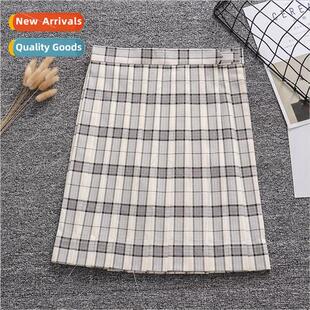 black between whe grid JK spring fall bustier skirt pockets