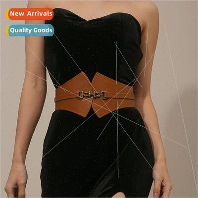 Europe pairs buckle waist seal women fashion decorative oute