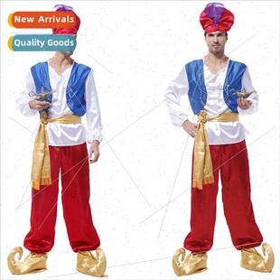 Adult Costume Aladdin God Princ Halloween Lamp Cosplay