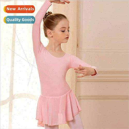 Childrens dance costumes fall new girls ballet one-piece dan