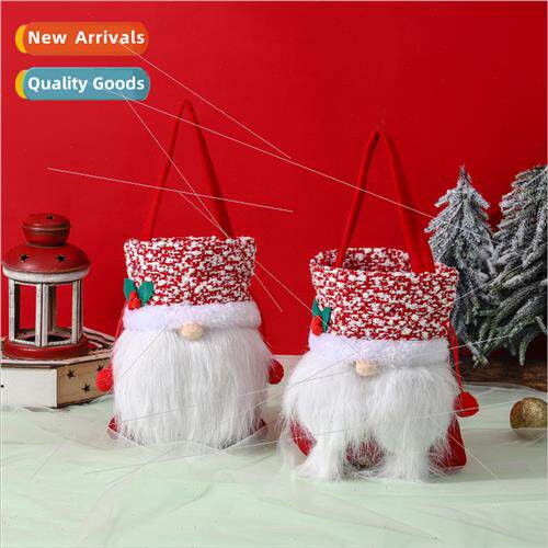 New Christmas Faceless Old Man Apple Bags Christmas Children