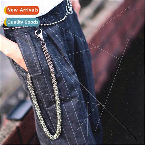Hundreds out set bungee pants chain INS pure handmade chain