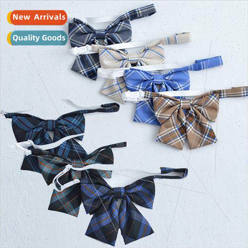 New Plaid Bow Tie JK unim bow tie student plaid Japan bow ti