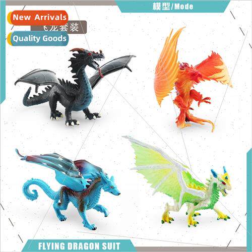 Western dinosaur animals Ice Dragon Wrah Red Dragon Fire Eag