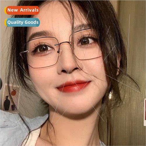 presbyopia glasses fashion metal frame men women flower glas