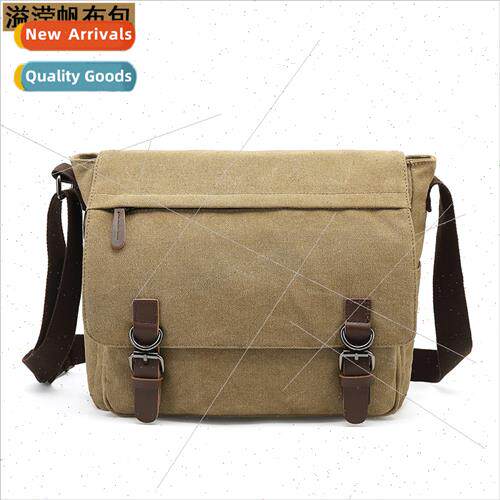 New canvas shoulder bag Korean bag portable crossbody bag iz