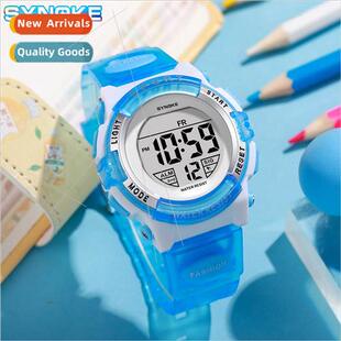Children watch colorful luminous waterproof sports girls ele