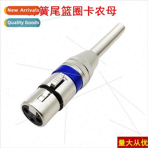 Three core blue ring XLR XLR XLR female XLR wh spring-loaded