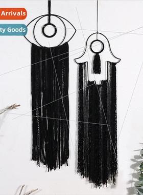 Bohemian Wind Chime Dream Net Pendant Handmade Pom Pom Kntin