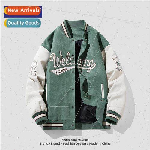 American Retro Baseball Clothing Men Jacket Men Spring Autum