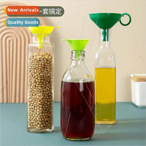 Plastic funnel set kchen large caliber small large oil funne