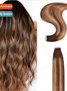 No Trace Invisible Hair Extensions Real Hair Wigs 适用Women