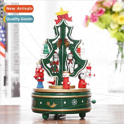 Creative Christmas gifts wooden music box music box Christma