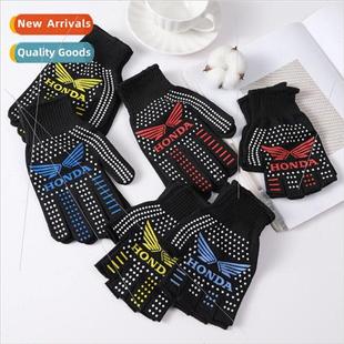 autumn winter finger fashion spl gloves slip graffi warm