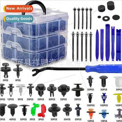 910pcs Boxed Clips Automotive Push-on Retainer Clips Plastic