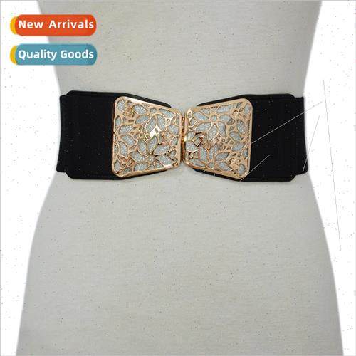 Women waist belt ladies girdle elastic band decorative hollo