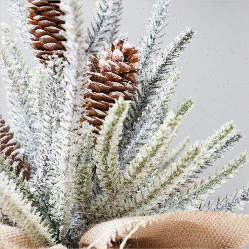 Christmas decorations Falling snow PE mini Christmas e potte