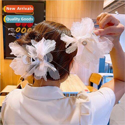 Princess wind super fairy hair clips back head grab clip fem
