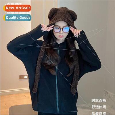 Autumn winter stand-up collar shaker jacket women thickened