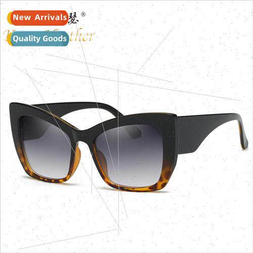 Fashion Sunglasses 9042 Europe Square Frame Cat Eye Trend Wo
