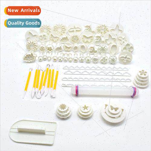 DIY Bakery 21  68pcs set flipping cake tools set biscu embos