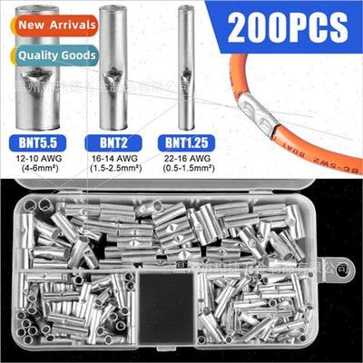 200pcs Boxed Bare End Tubular Pin Crimp Terminal Wire Copper