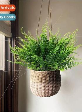 Artificial Outdoor Boston Ferns Fake Leaf Shrubs Green Plant