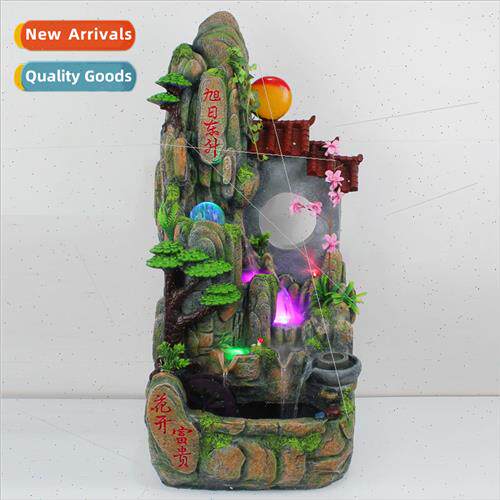 New large floor rockery fountain feng shui wheel indoor outd