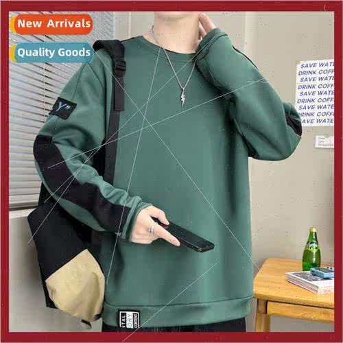 Round neck sweater boys spring fall new tide ins loose pullo