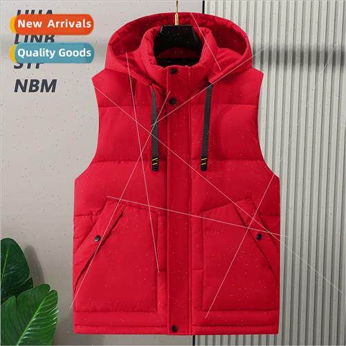 Winter Plus ze Men Cotton Vest  Handsome Cold Warm Shoulder