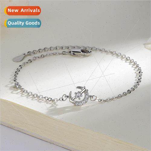 Star Moon Bracelet Women Korea  Flash Diamond Cupid Arrow Br