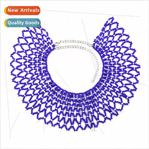 Europe Fashion Jewelry  Colorful Rice Beads Necklace