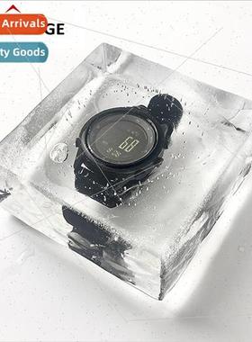 Outdoor electronic watch shockproof temperature stopwatch me