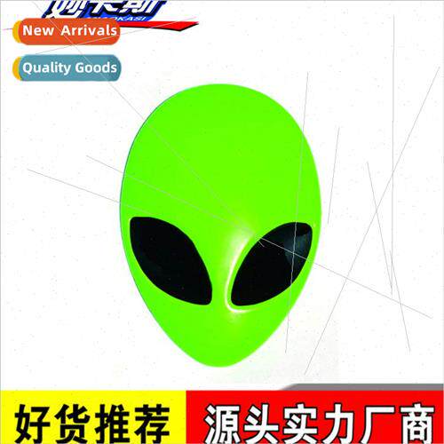 Metal Alien Car Sticker 3D Metal Alien Car Decal Modified De