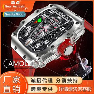 New AK65 smartwatch health monoring female physiology AMOLED