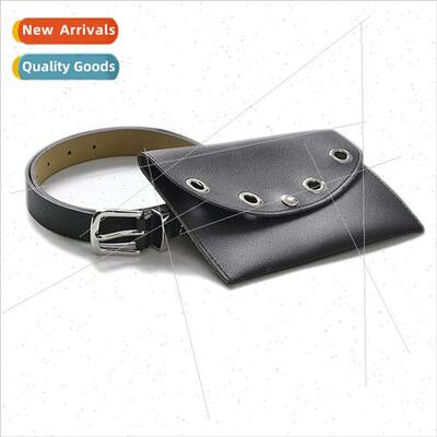 Europe Women Fashion Hundred Bag Belt Faux Leather Perated C