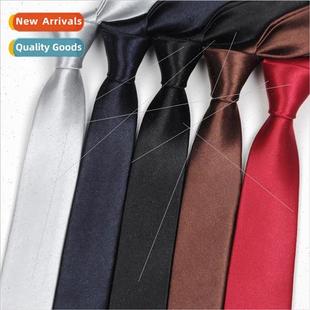 Tie 5cm Student Korea Satin Narrow Trend Small Men